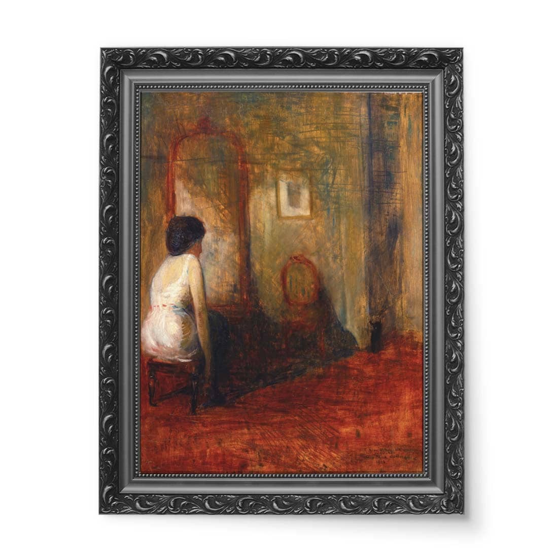 Guy Pene du Bois Akt we wnętrzu wydruk na płótnie 50x70