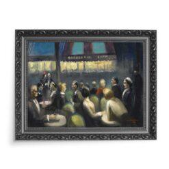 Guy Pene du Bois Cafe de Flore 70×50
