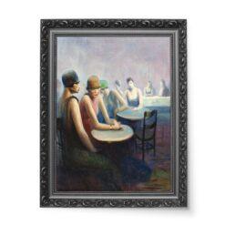Guy Pene Du Bois Cafe Dome wydruk na płótnie 50×70