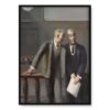 Guy Pene du Bois Dwóch mężczyzn w sądzie 50×70 Guy Pene du Bois Dwóch mężczyzn w sądzie 50×70