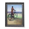 Guy Pene du Bois Dziewczyna na rowerze wydruk na płótnie 50×70