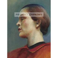 Guy Pene du Bois Kobieta w profilu — produkt cyfrowy do pobrania