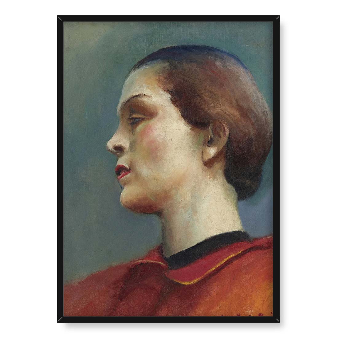 Guy Pene du Bois Kobieta w profilu 50x70