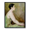 Guy Pene du Bois Kobieta w zieleni 40×50 Guy Pene du Bois Kobieta w zieleni 40×50