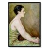 Guy Pene du Bois Kobieta w zieleni 50×70 Guy Pene du Bois Kobieta w zieleni 50×70