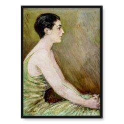 Guy Pene du Bois Kobieta w zieleni 50×70