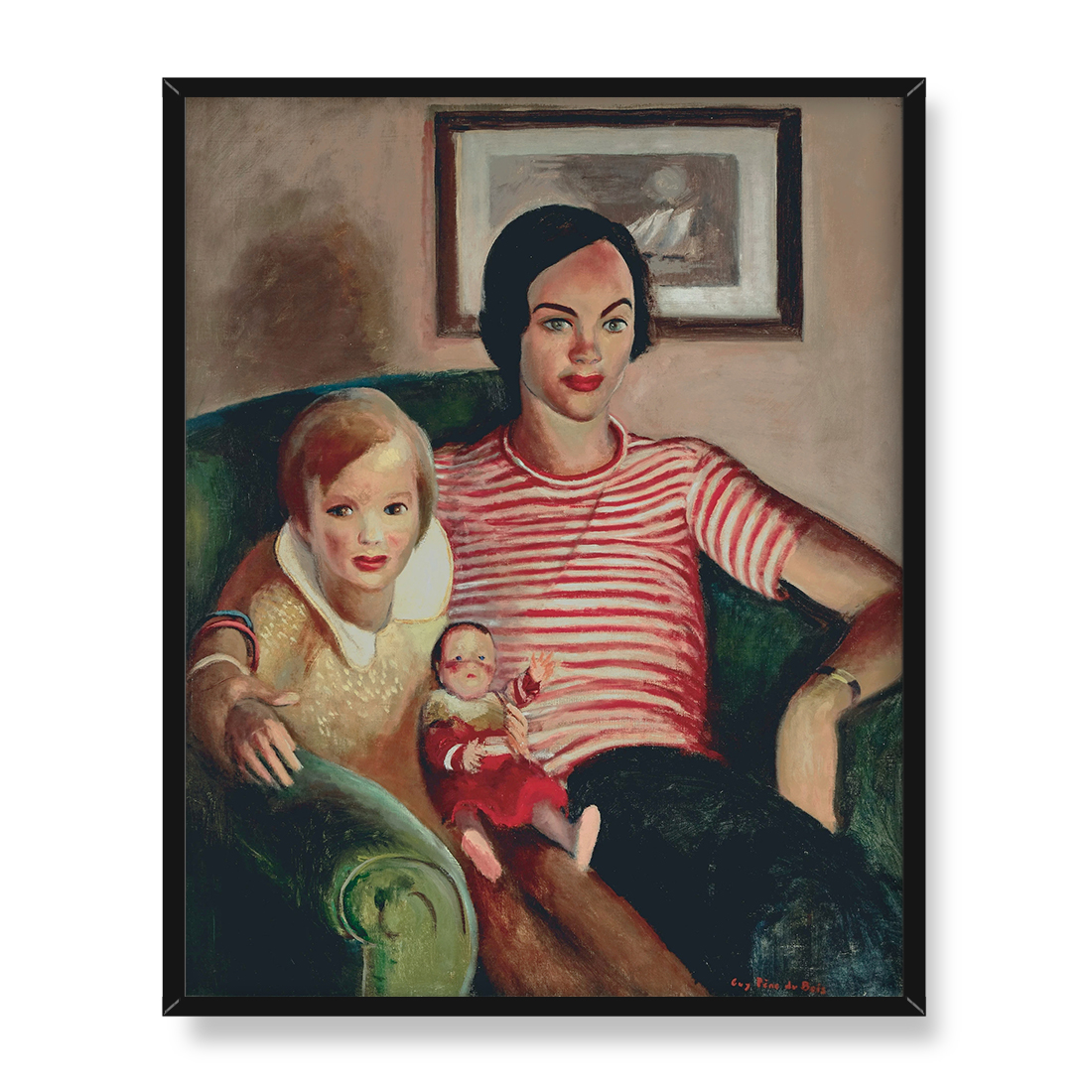 Guy Pene du Bois Matka córka i lalka 40x50