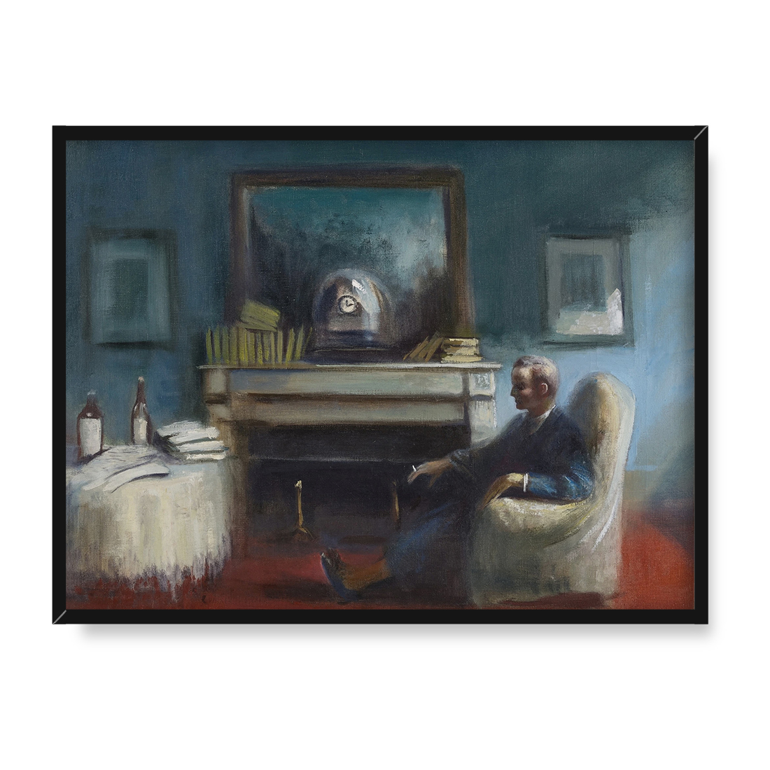 Guy Pene du Bois Późna godzina 40x30 w RAMIE