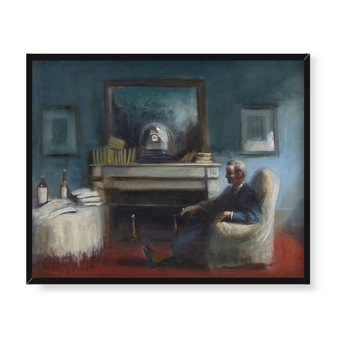 Guy Pene du Bois Późna godzina 50x40 w RAMIE