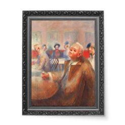 Guy Pene du Bois Profesjonalny myśliciel wydruk na płótnie 50×70