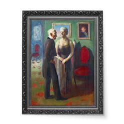 Guy Pene du Bois Scena towarzyska wydruk na płótnie 50×70