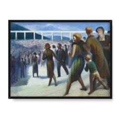 Guy Pene du Bois Tłum 40×30