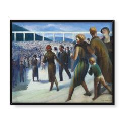 Guy Pene du Bois Tłum 50×40