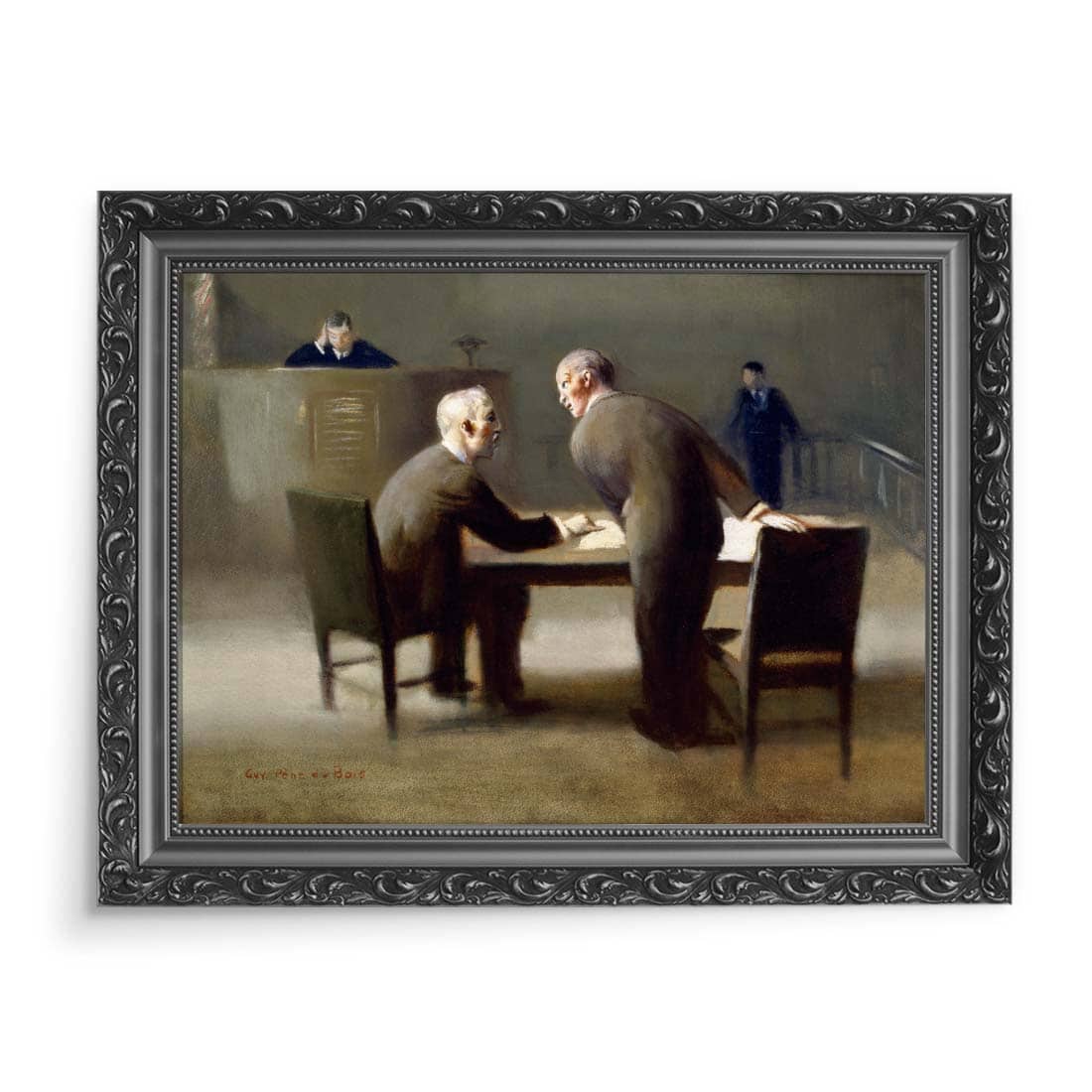 Guy Pene du Bois W sądzie 70x50