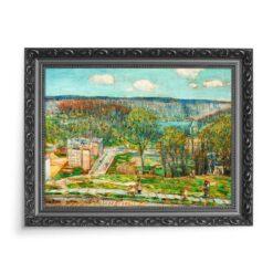 Hassam Frederick Childe Widok z Fortu George 70×50