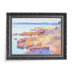Henri Edmond Cross Wybrzeże w pobliżu Antibes 70×50
