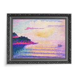 Henri Edmond Cross Zachód słońca nad morzem 70×50