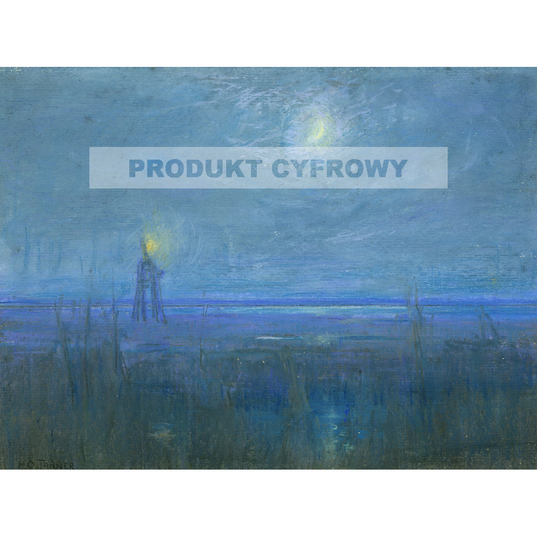 Henry Ossawa Tanner Bagna w New Jersey — produkt cyfrowy do pobrania