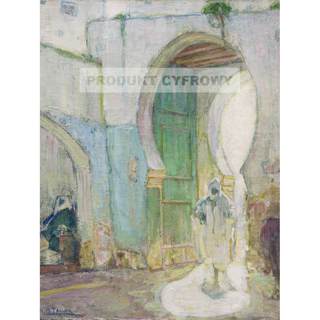 Henry Ossawa Tanner Brama w Tangerze 2 — produkt cyfrowy do pobrania