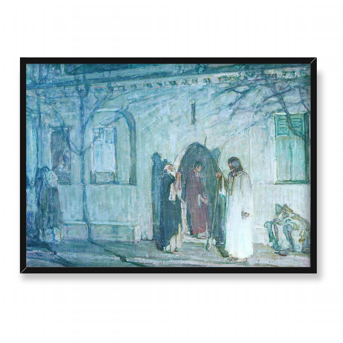 Henry Ossawa Tanner Chrystus i uczniowie przed Ostatnią Wieczerzą 70x50