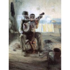Henry Ossawa Tanner Lekcja gry na bandżo — produkt cyfrowy do pobrania