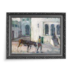 Henry Ossawa Tanner Scena uliczna w Tangerze 70×50