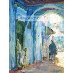 Henry Ossawa Tanner Ulica w Tangerze 2 — produkt cyfrowy do pobrania