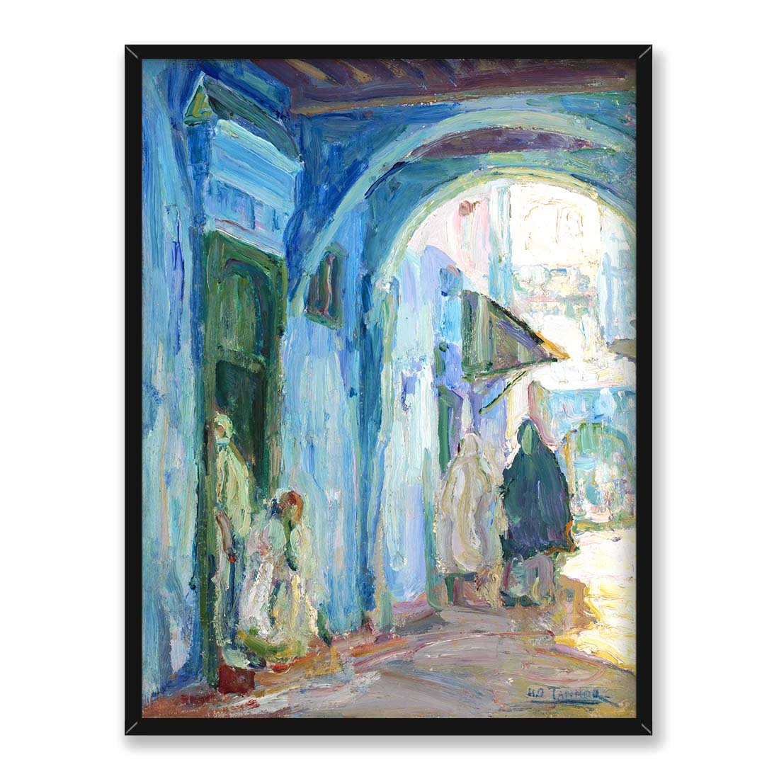 Henry Ossawa Tanner Ulica w Tangerze 2 30x40 w RAMIE