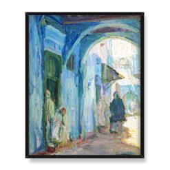 Henry Ossawa Tanner Ulica w Tangerze 2 40×50