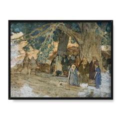 Henry Ossawa Tanner Uzdrowił chorych 40×30