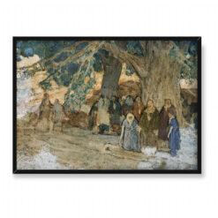 Henry Ossawa Tanner Uzdrowił chorych 70×50