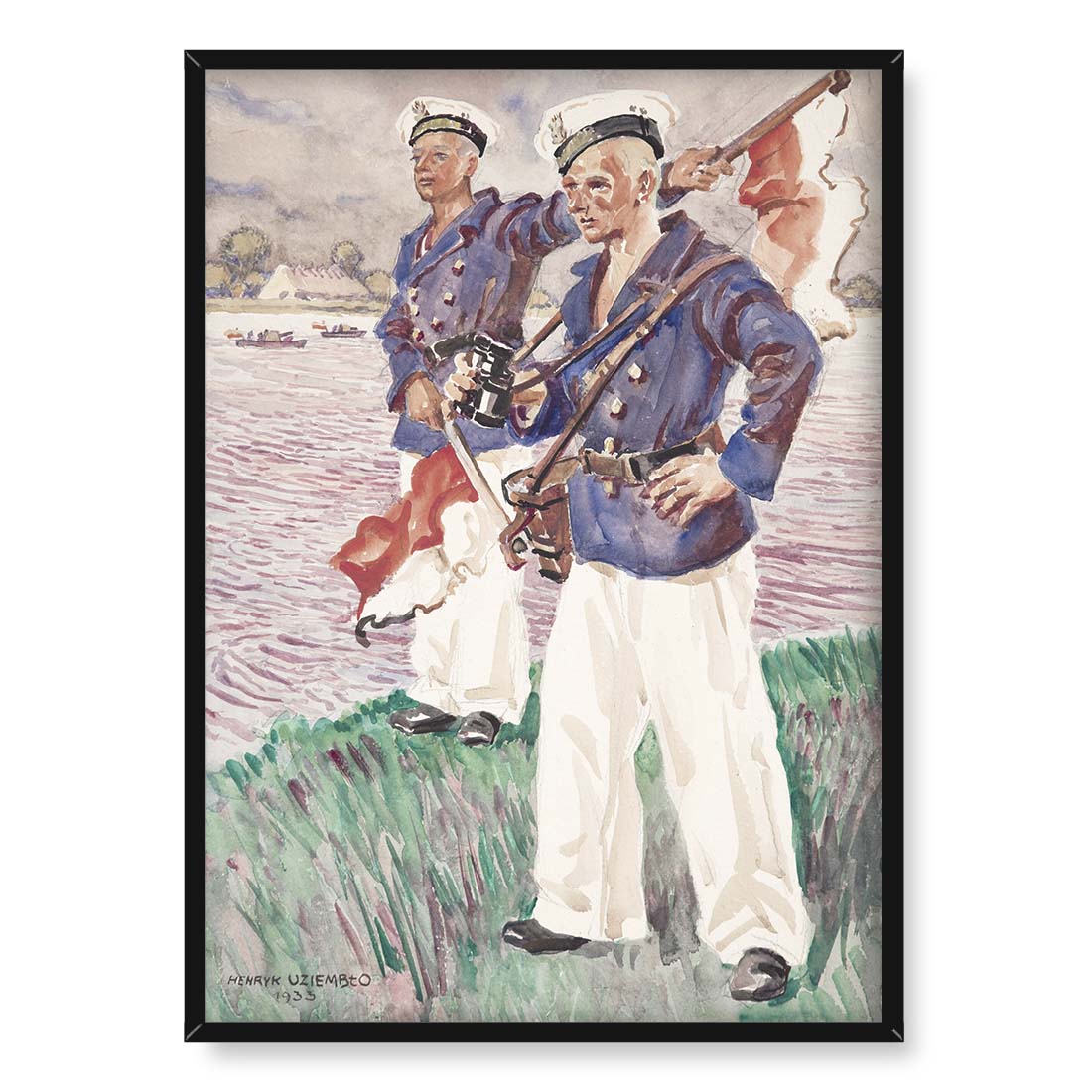 Henryk Uziemblo Flotylla Pińska 50x70