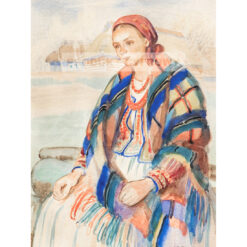 Henryk Uziemblo Portret góralki — produkt cyfrowy do pobrania