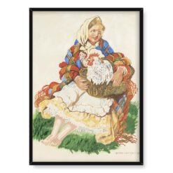 Henryk Uziemblo Portret góralki 50×70