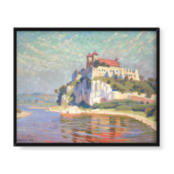 Henryk Uziembło Pejzaż nadmorski 50×40 w RAMIE