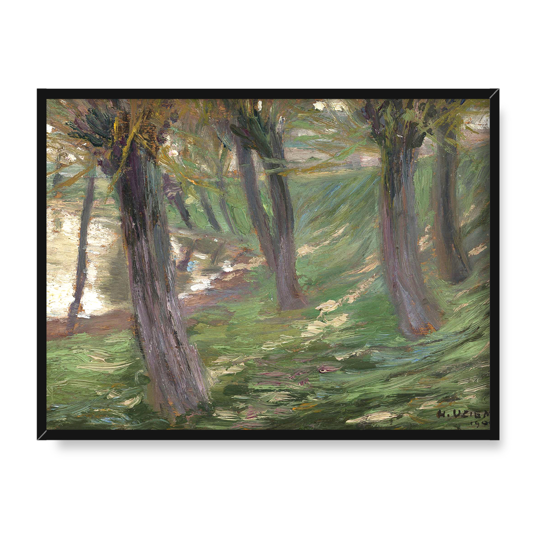 Henryk Uziembło Tyniec 40x30 w RAMIE