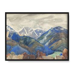 Henryk Uziembło Zakopane jesienią w Tatrach 40×30