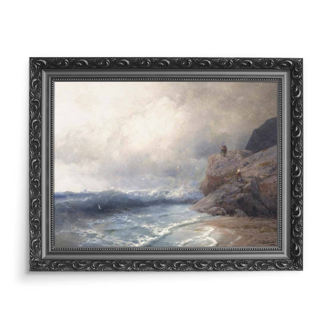 Iwan Ajwazowski Statek w niebezpieczeństwie 70x50