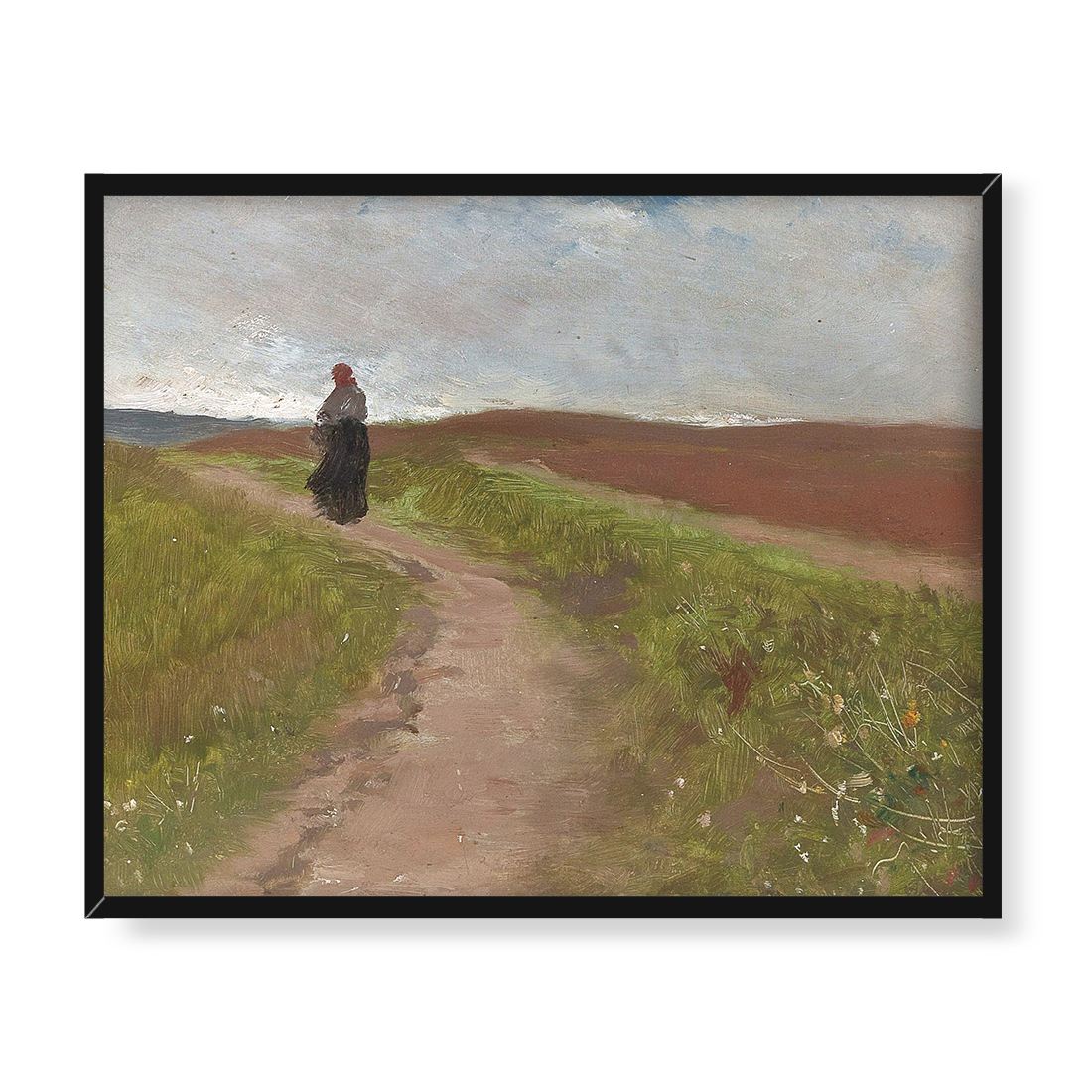 Jakub Schikaneder Ciemna ścieżka 50x40