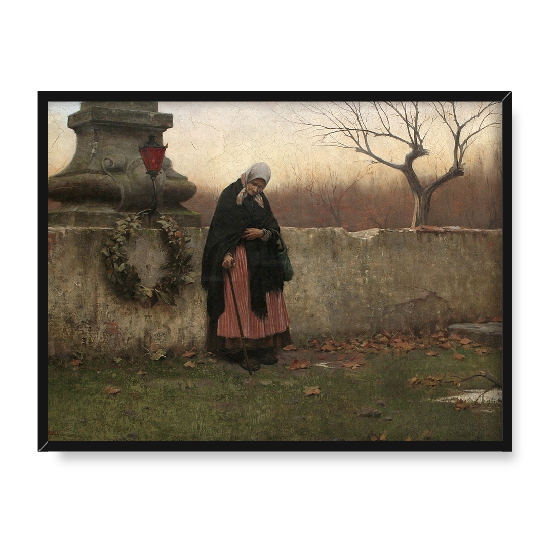 Jakub Schikaneder Dzień Zaduszny 40x30