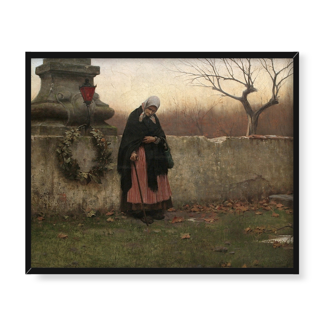 Jakub Schikaneder Dzień Zaduszny 50x40