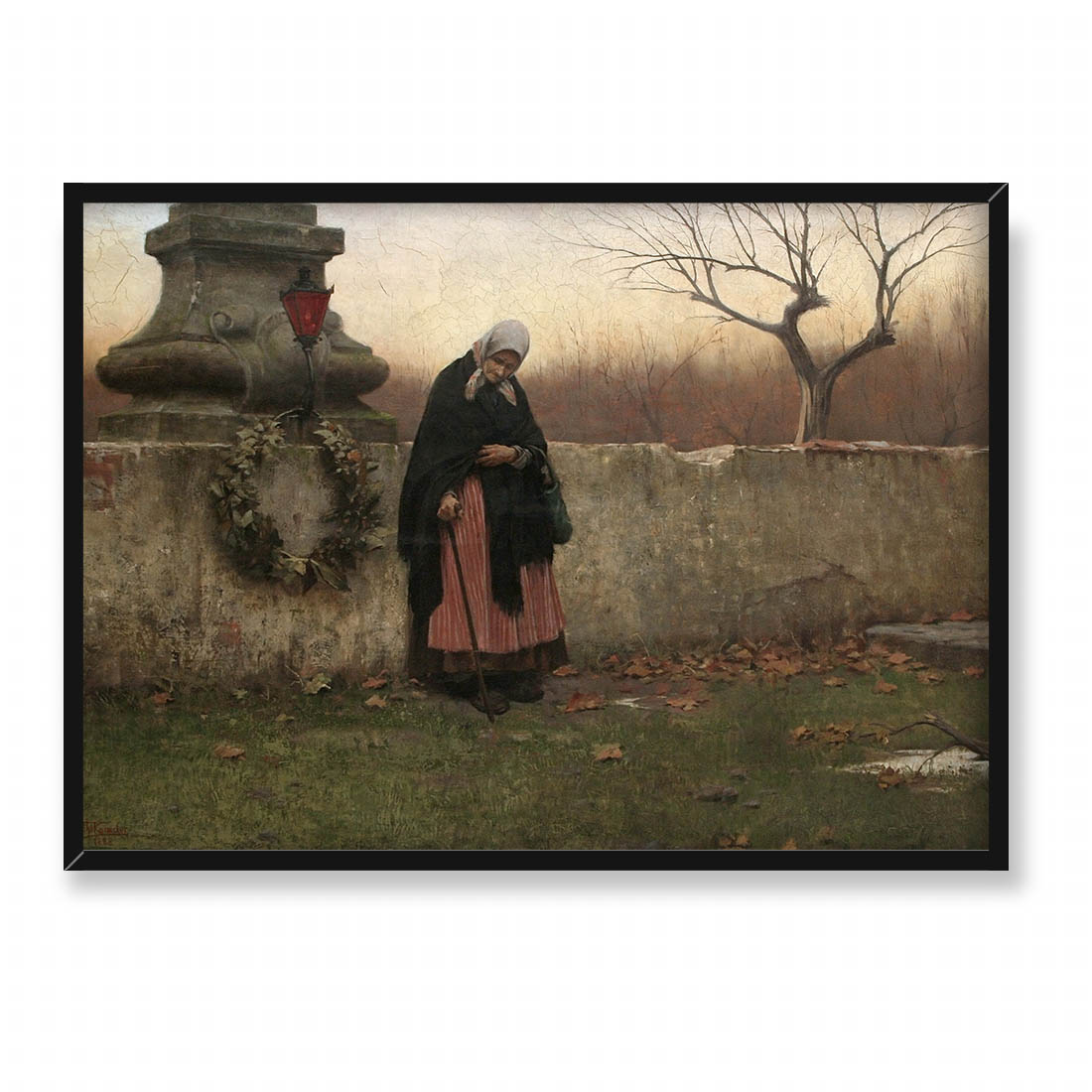 Jakub Schikaneder Dzień Zaduszny 70x50