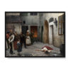 Jakub Schikaneder Morderstwo w domu 40×30 Jakub Schikaneder Morderstwo w domu 40×30