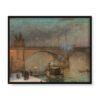 Jakub Schikaneder Praga most Palackiego 50×40 Jakub Schikaneder Praga most Palackiego 50×40