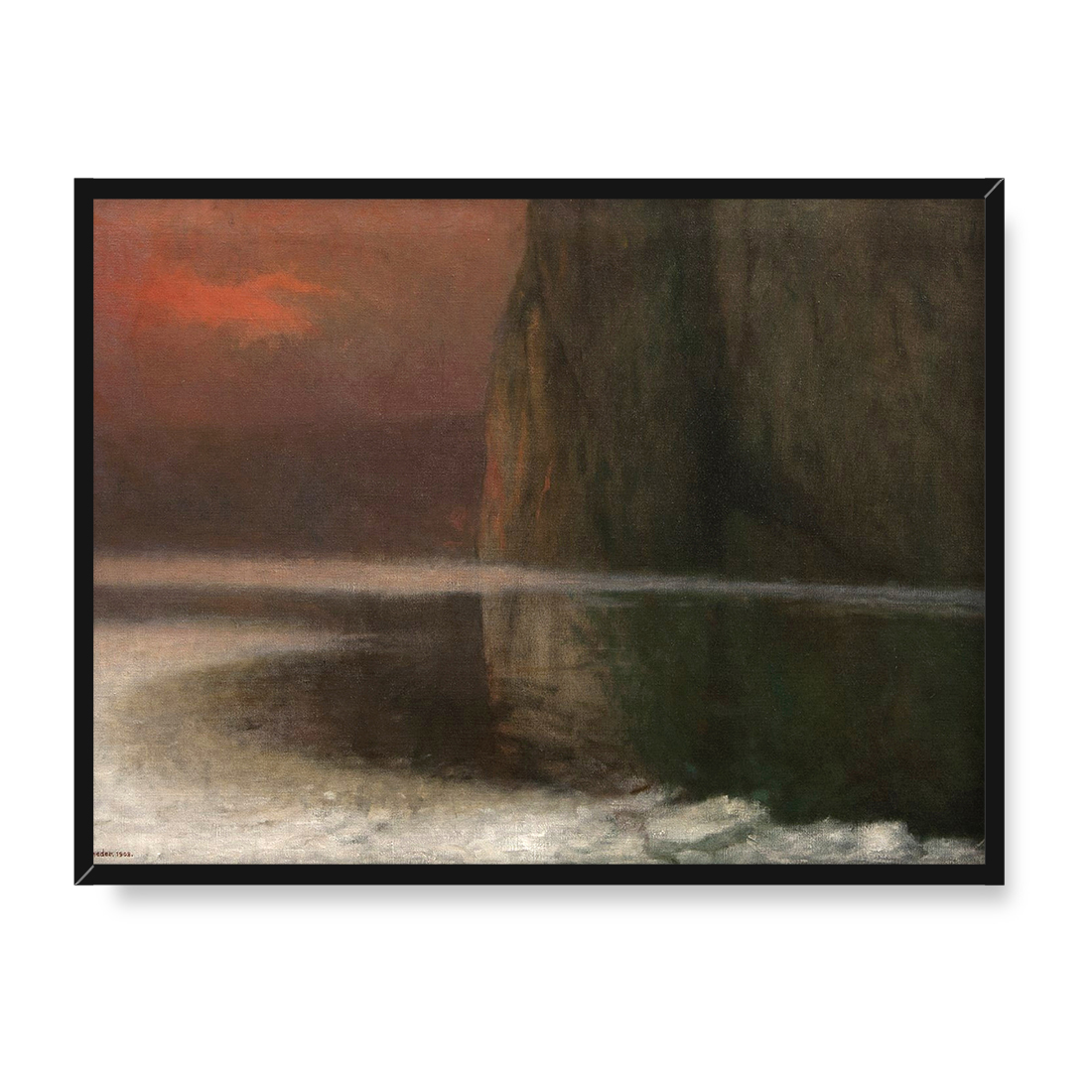 Jakub Schikaneder Samotność 40x30