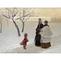 Jakub Schikaneder Zimowe kwiaty — produkt cyfrowy do pobrania