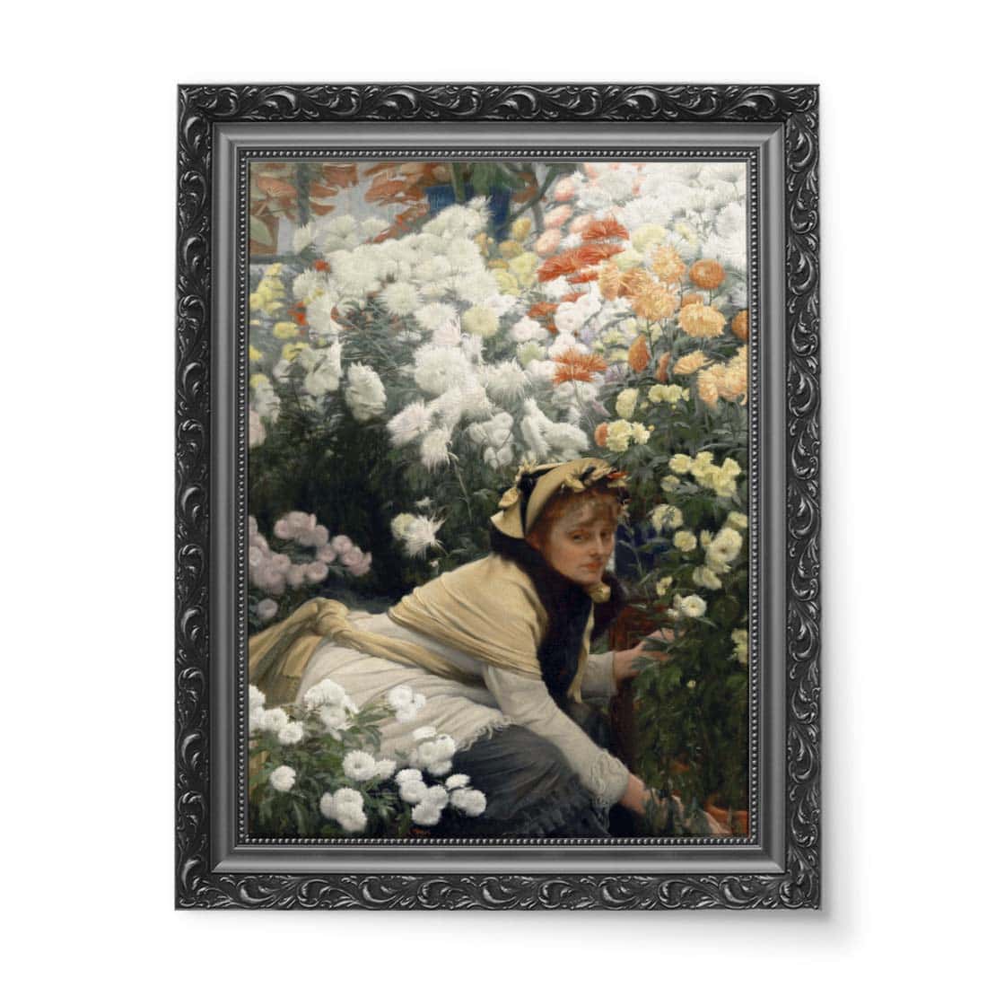 James Tissot Chryzantemy wydruk na płótnie 50x70