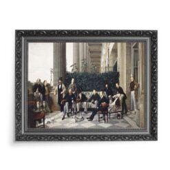 James Tissot Krąg przy Rue Royale 70×50
