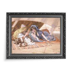 James Tissot Rada Abrama dla Sary 70×50