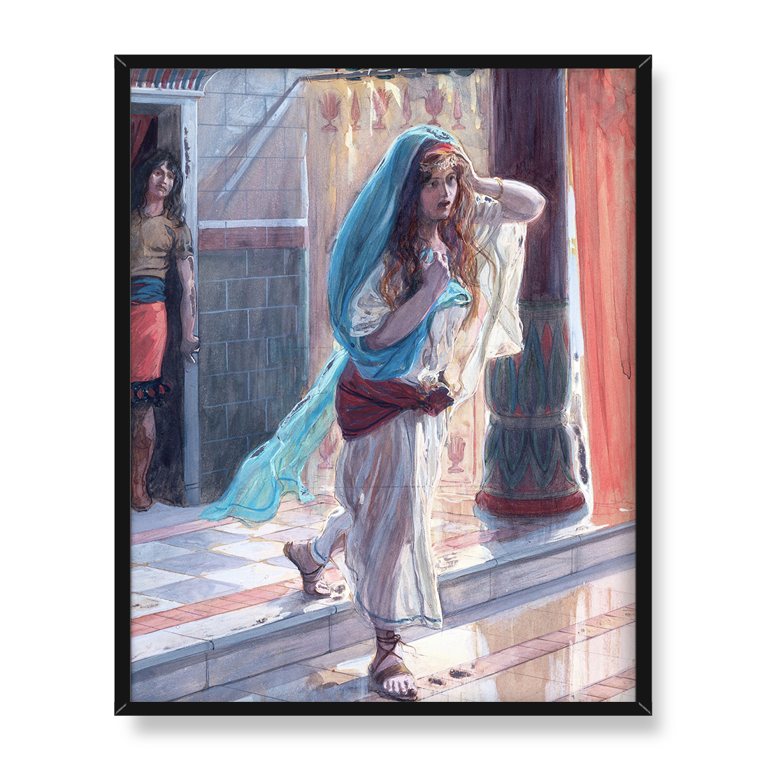 James Tissot Spustoszenie Tamary 40x50